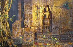 Tiger Wildlife Art Painting-two brothers  a tiger conservation project